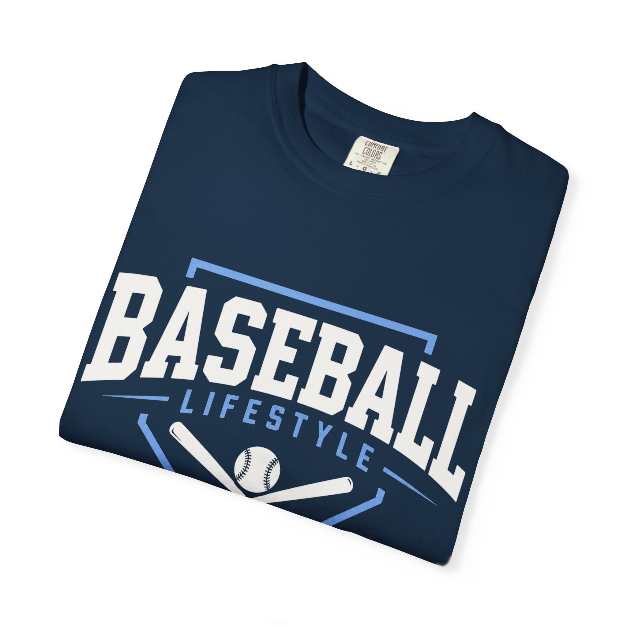 Baseball Lifestyle T-Shirt  Adult (blue)