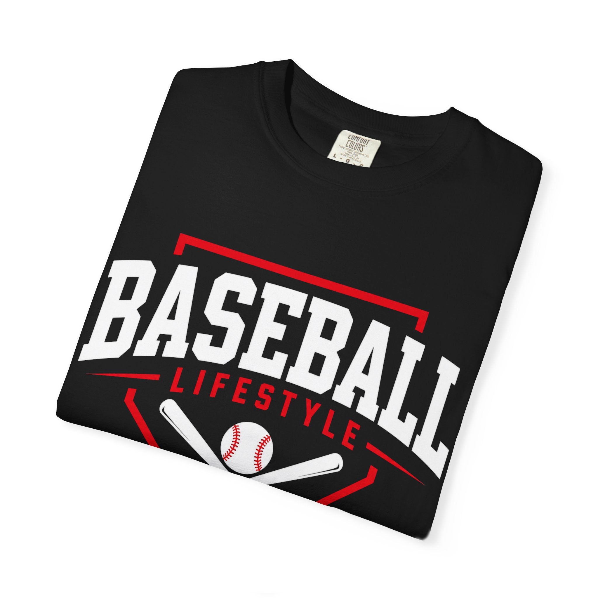 Baseball Lifestyle Tee Adult (red)