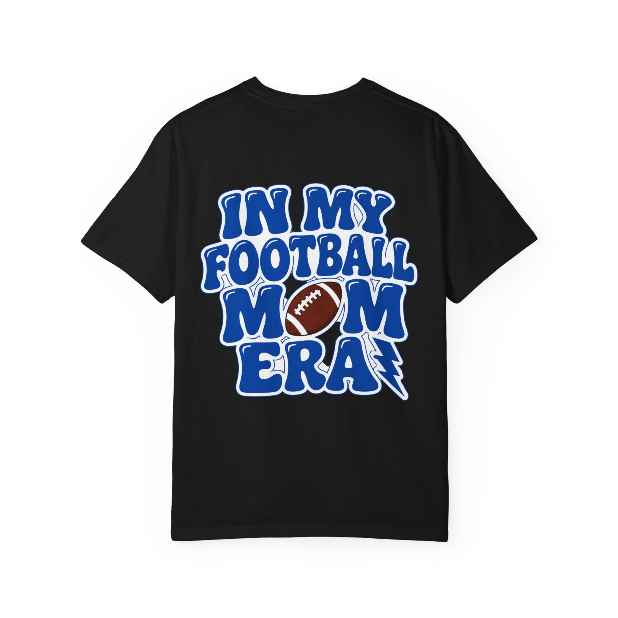 Football Mom Era Adult Tee (blue)