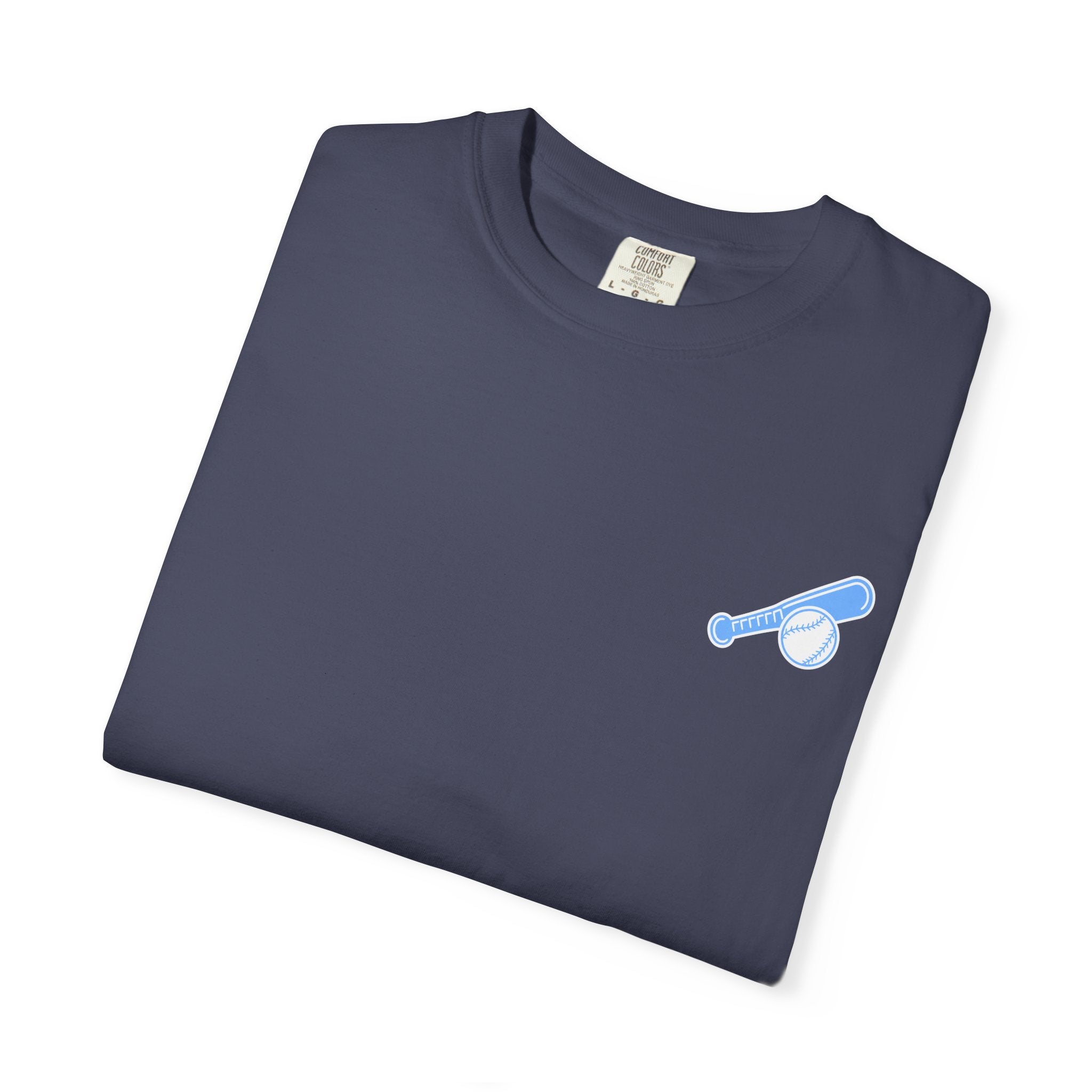 Baseball Mom Era Adult Tee (blue)