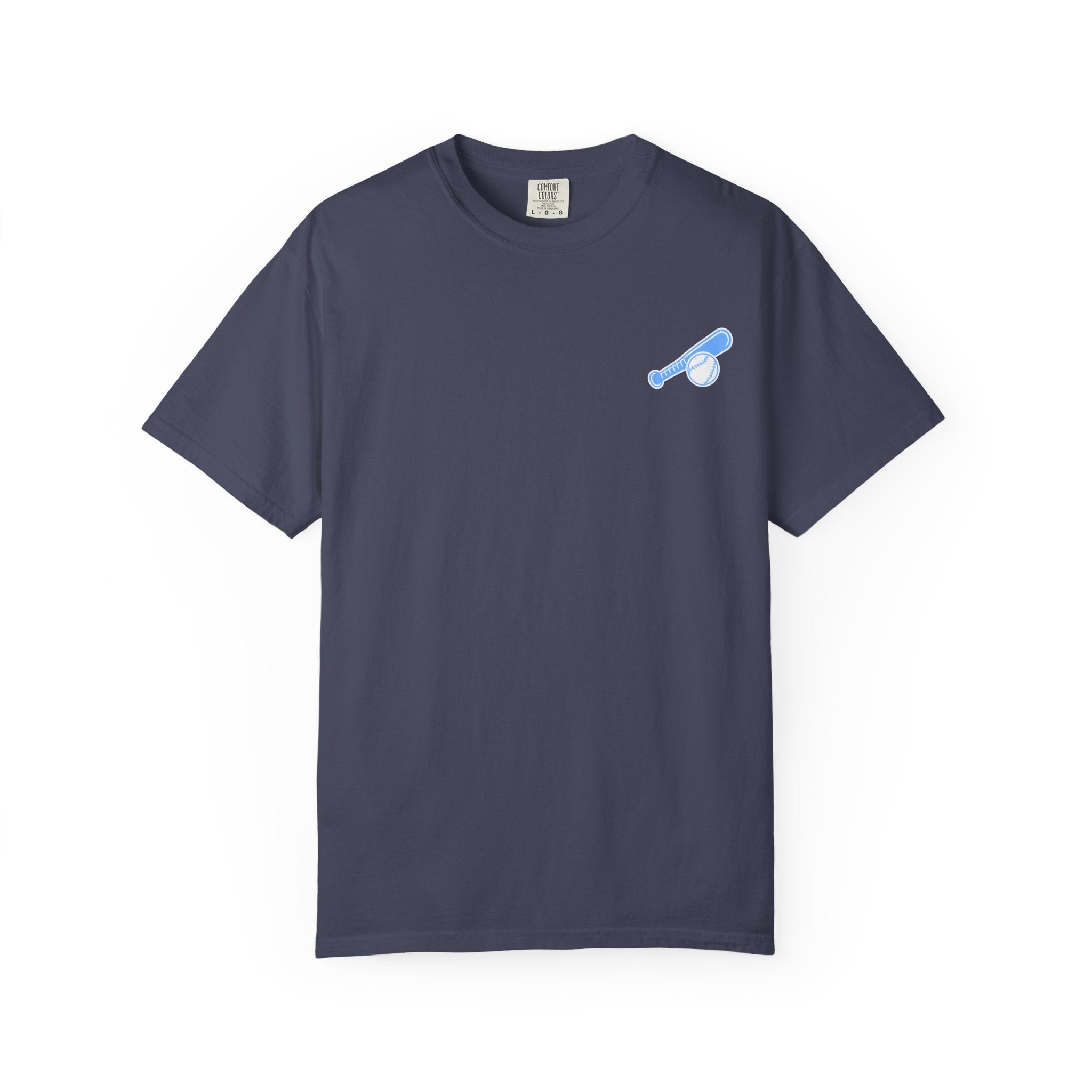 Baseball Mom Era Adult Tee (blue)