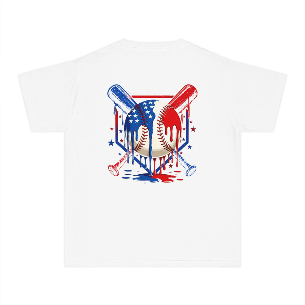 American Flag Drip Youth Tee