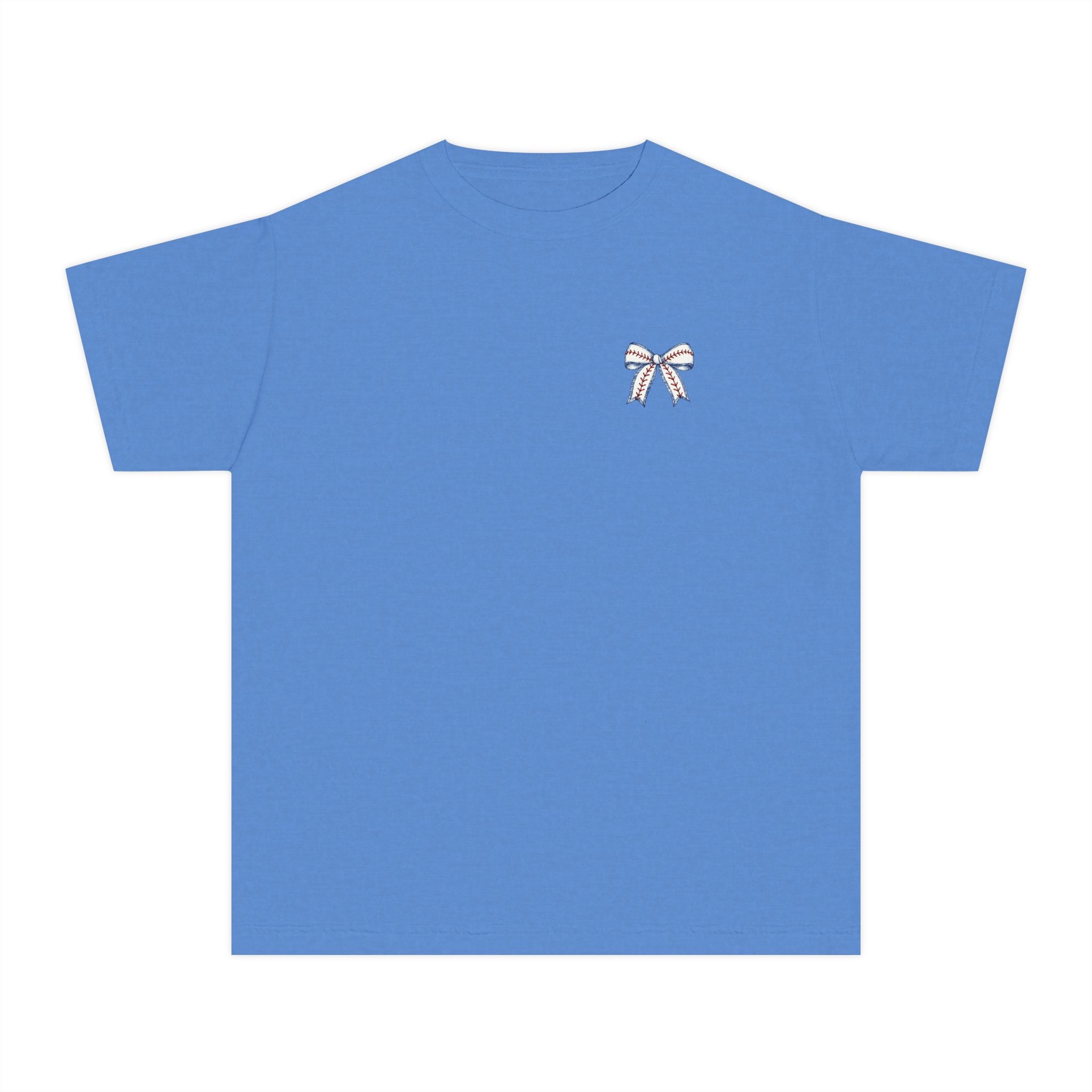 Game Day Bow Baseball Youth Tee