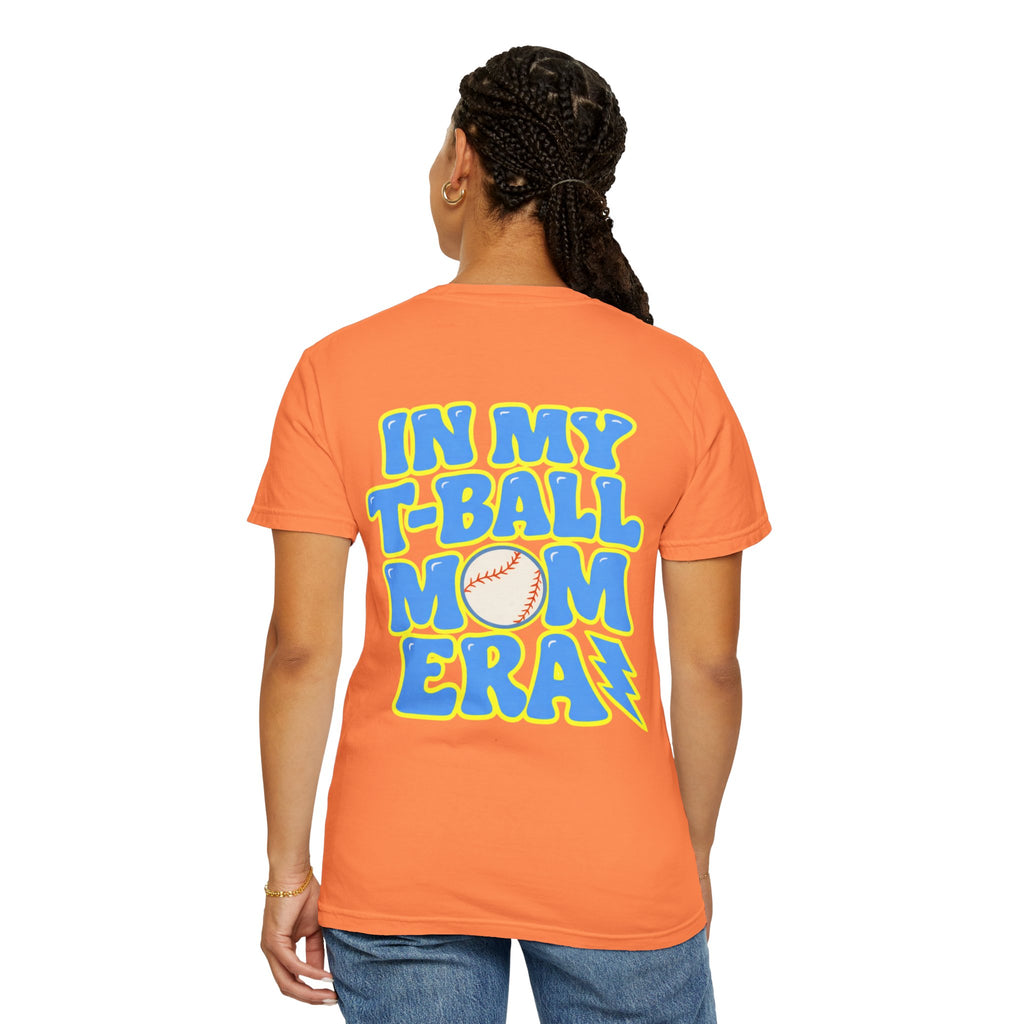 T‑Ball Mom Era Adult Tee (orange)