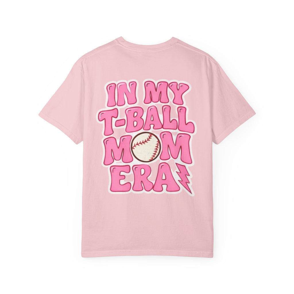 T-Ball Mom Era Pink Graphic Tee