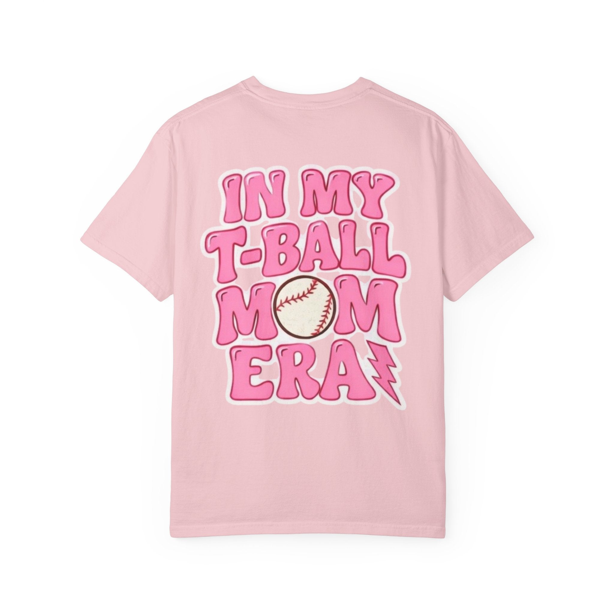 T-Ball Mom Era Pink Graphic Tee