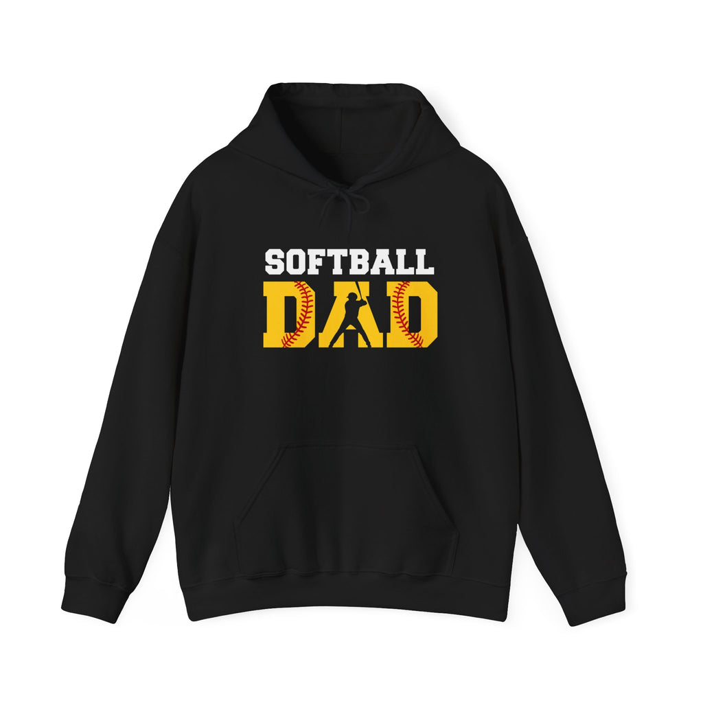 Softball Dad Adult Hoodie