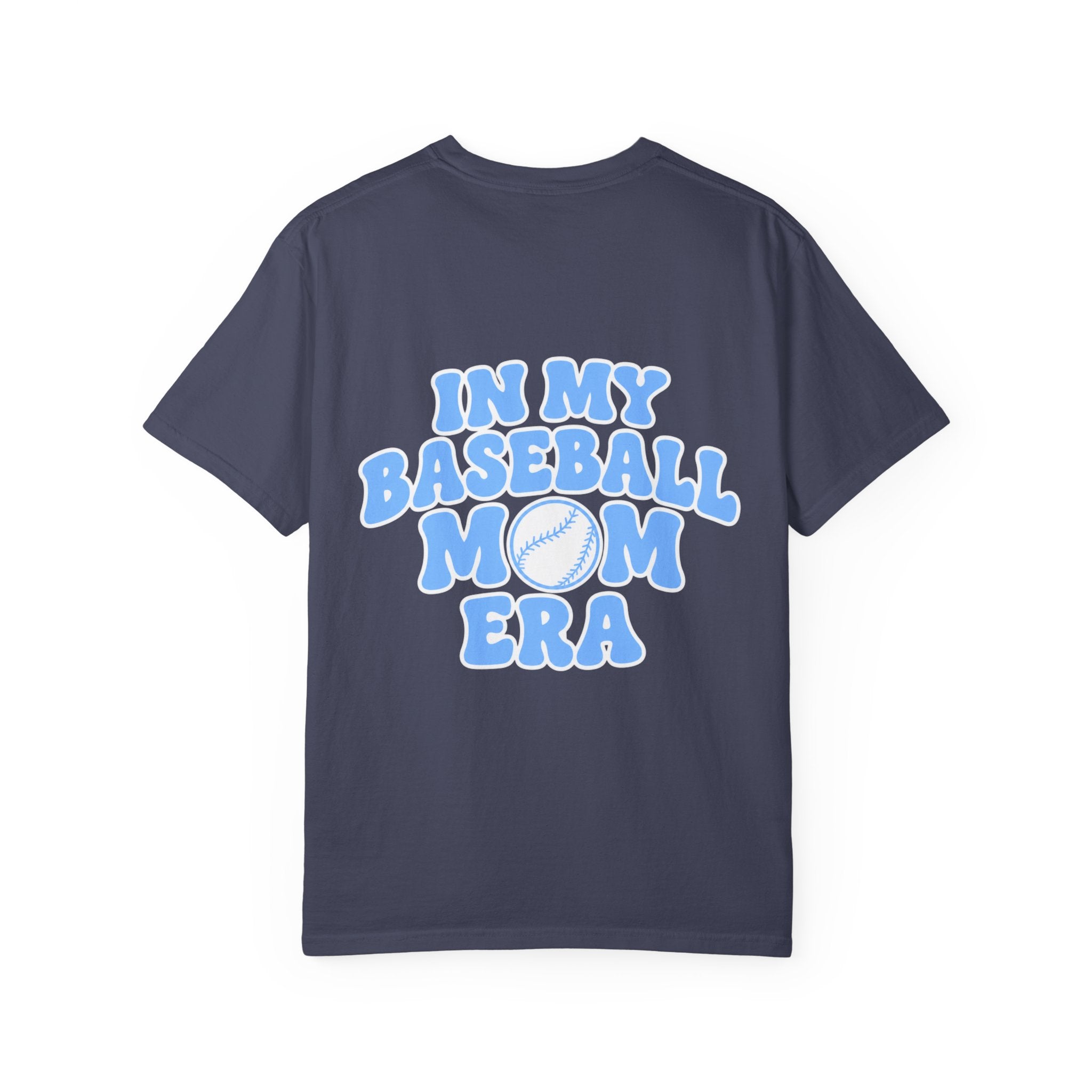 Baseball Mom Era Adult Tee (blue)