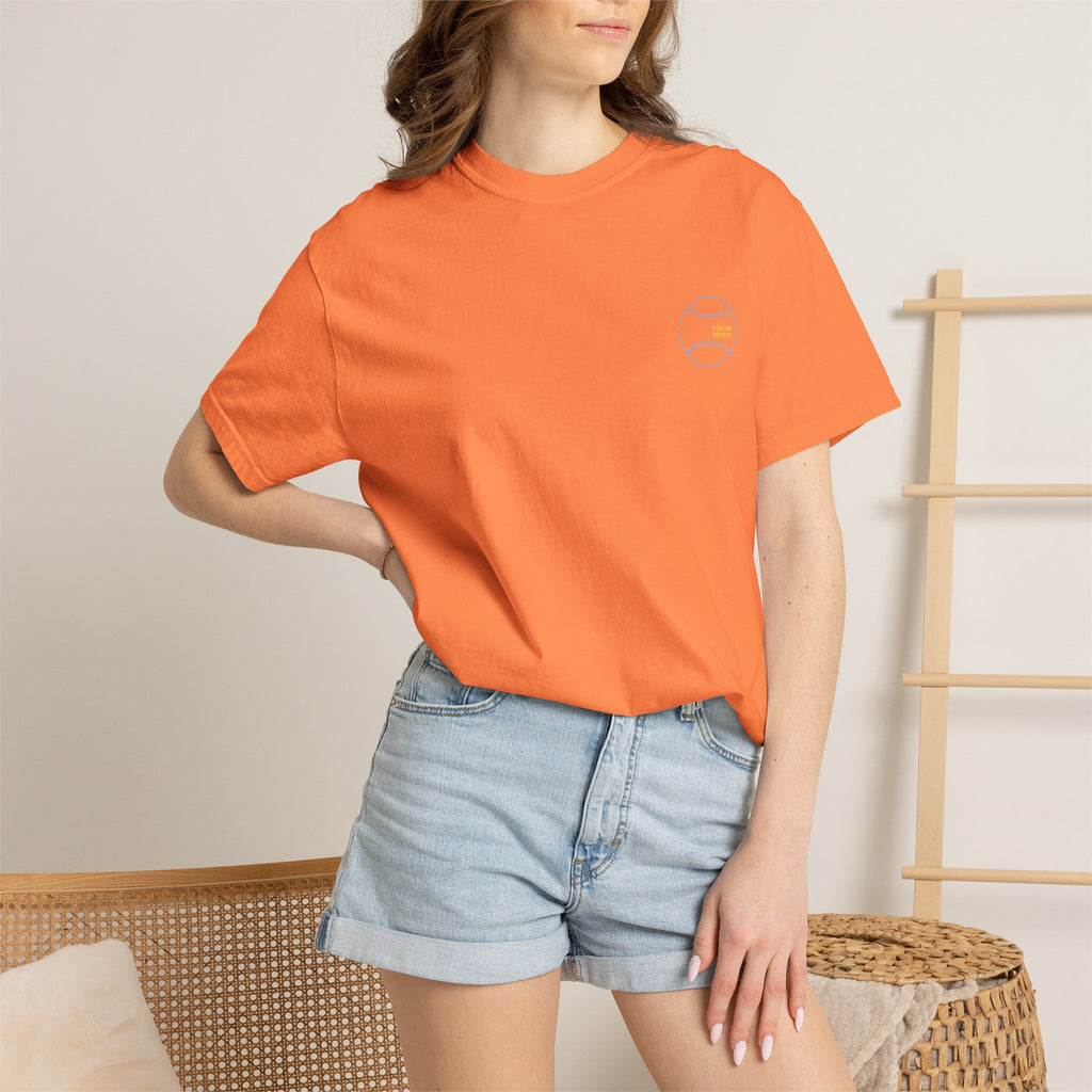 T‑Ball Mom Era Adult Tee (orange)