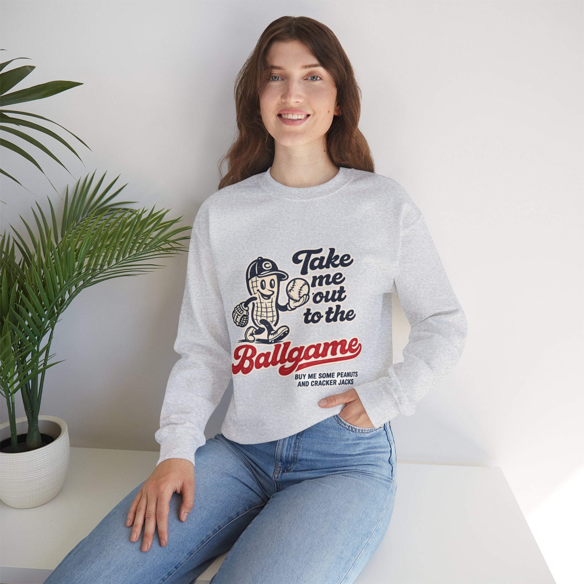 Take Me Out to the Ballgame Crewneck Sweatshirt