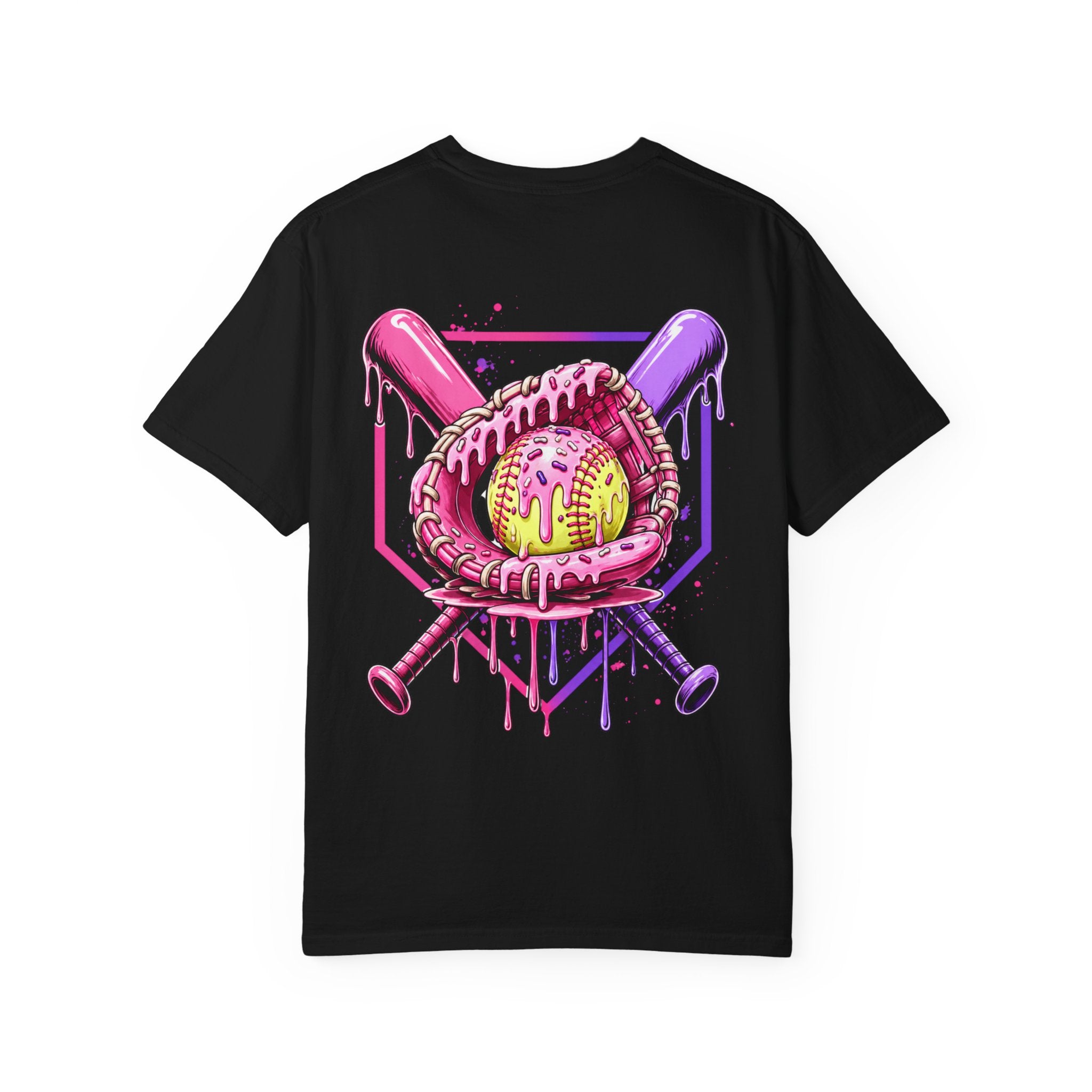 Softball Drip Adult Tee