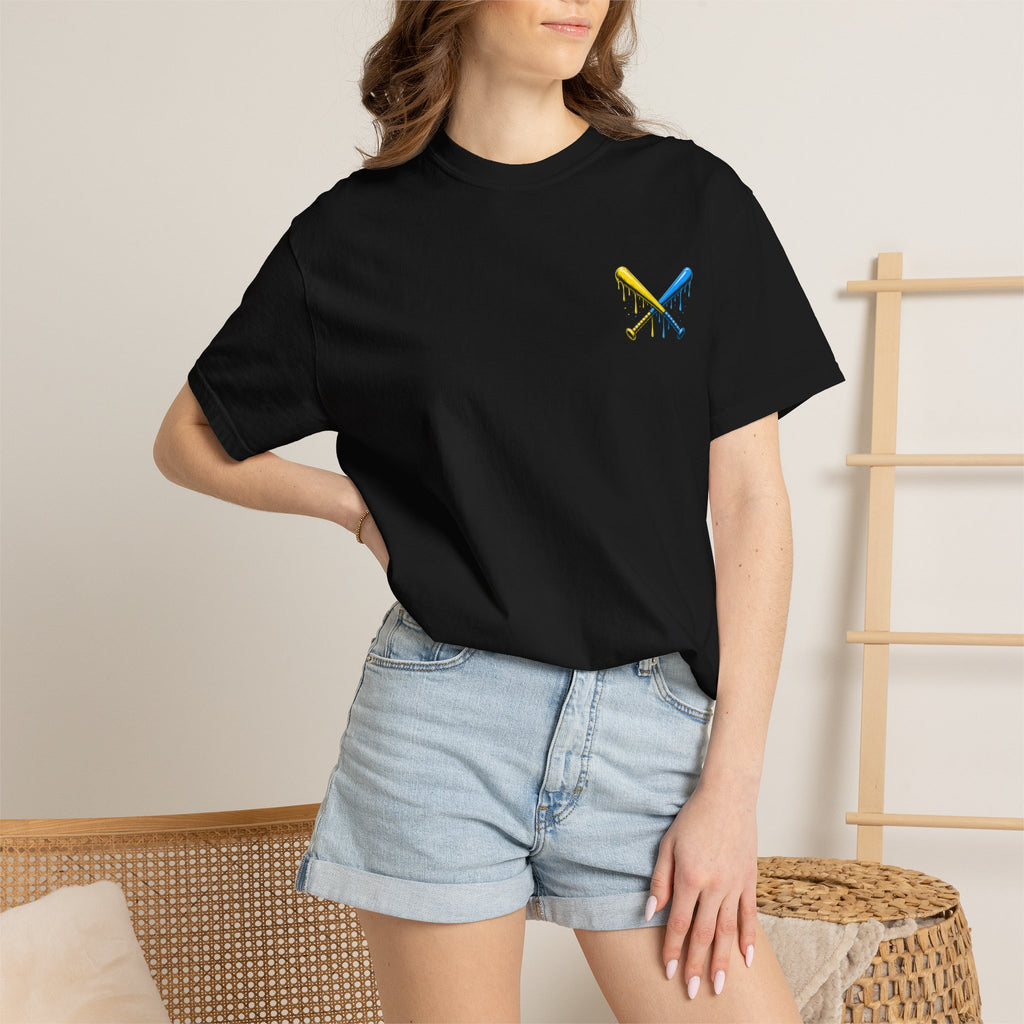 Baseball Drip Adult Tee