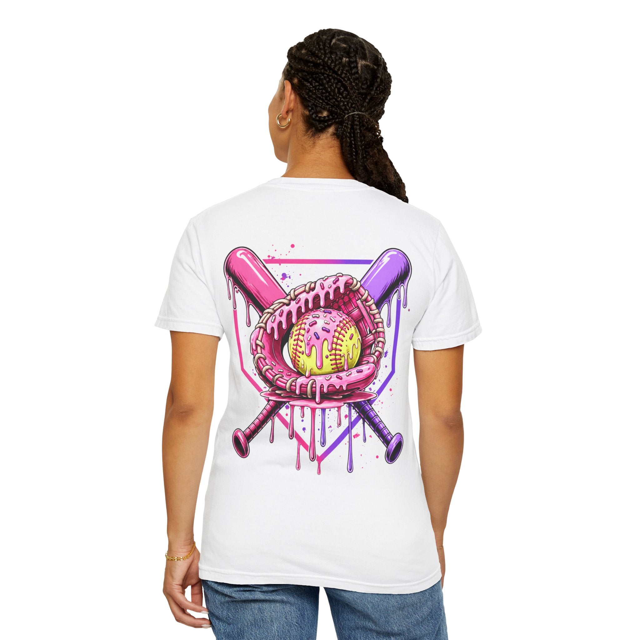 Softball Drip Adult Tee