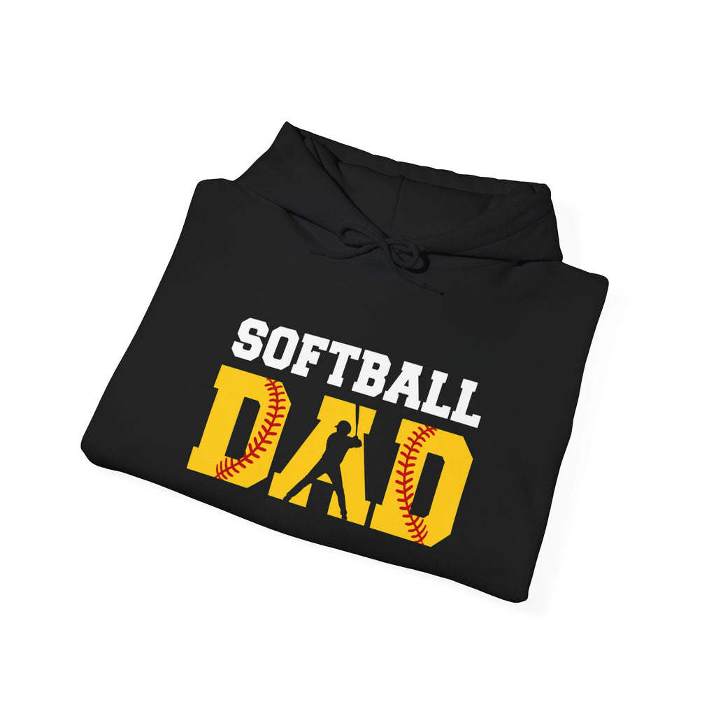 Softball Dad Adult Hoodie