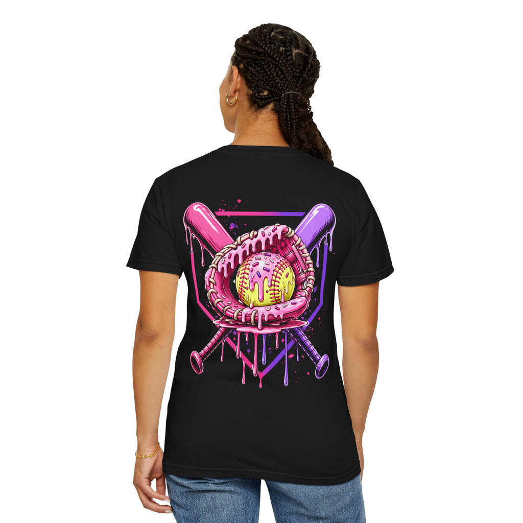 Softball Drip Adult Tee