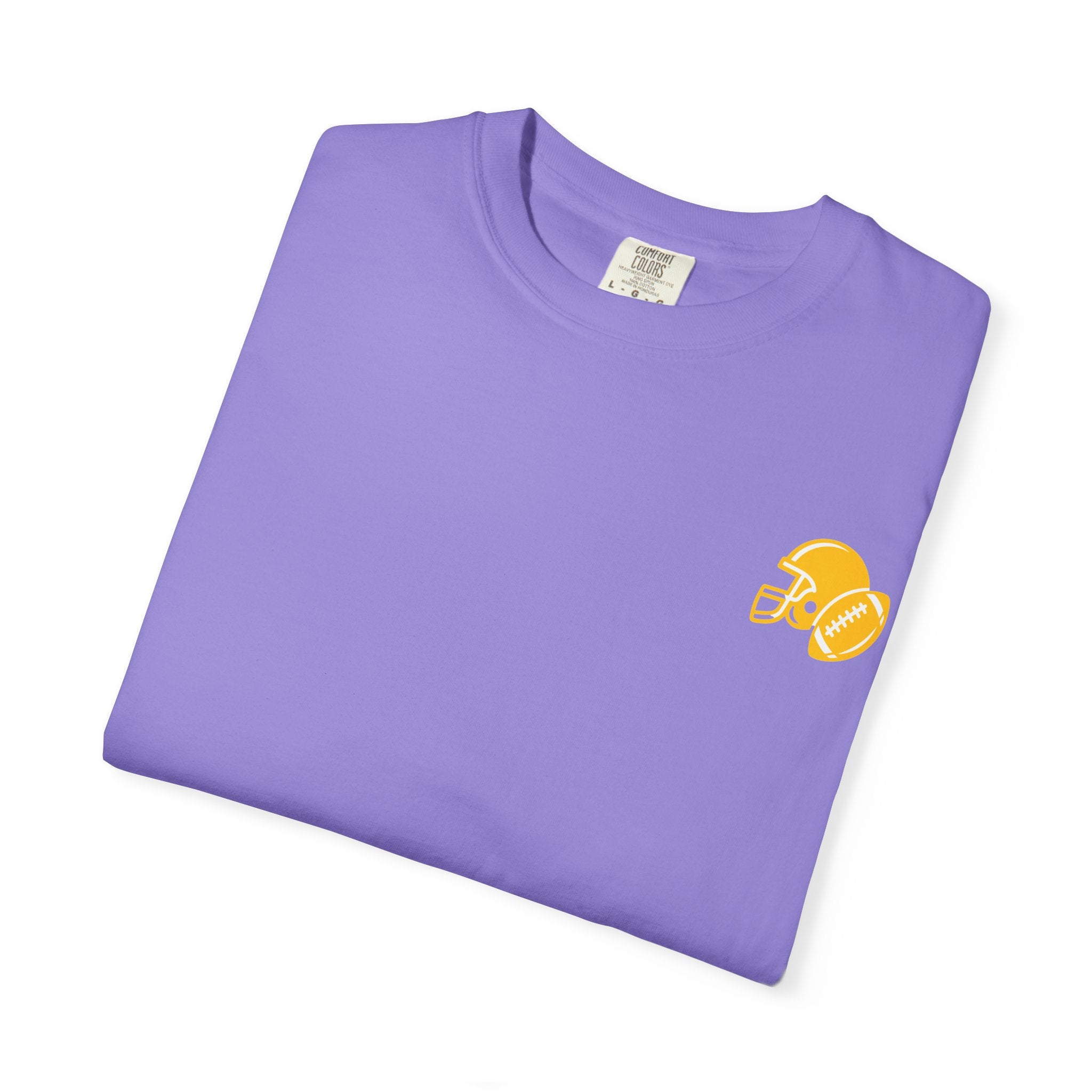 Football Mom Era Adult Tee (purple)