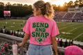 Bend & Snap Football Tee - Pink