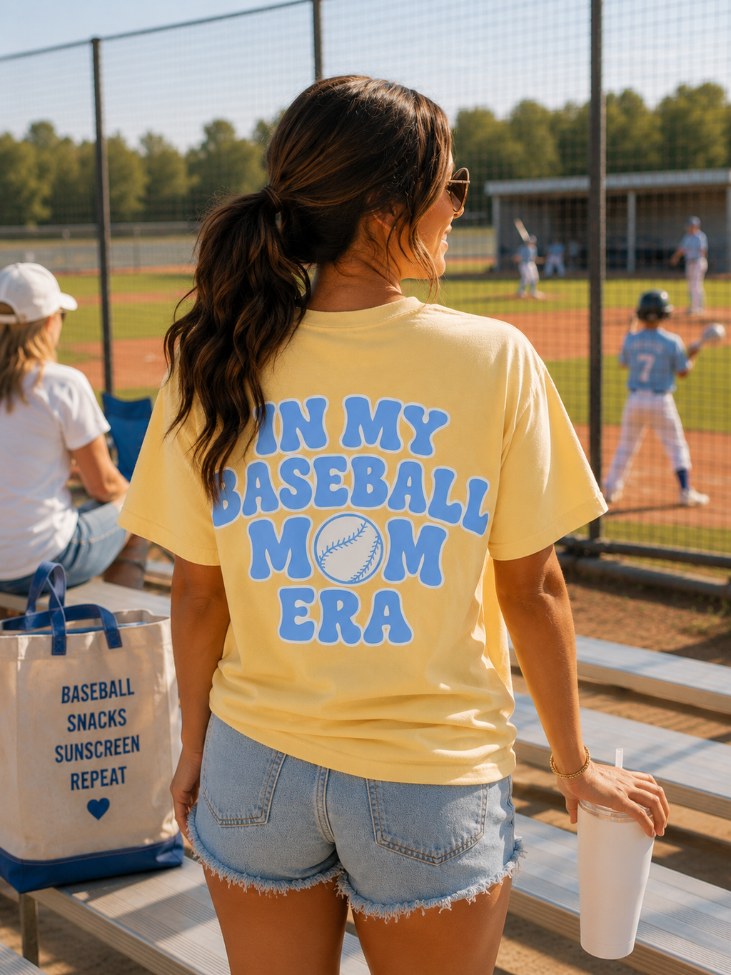 In My Baseball Mom Era Tee - Butter