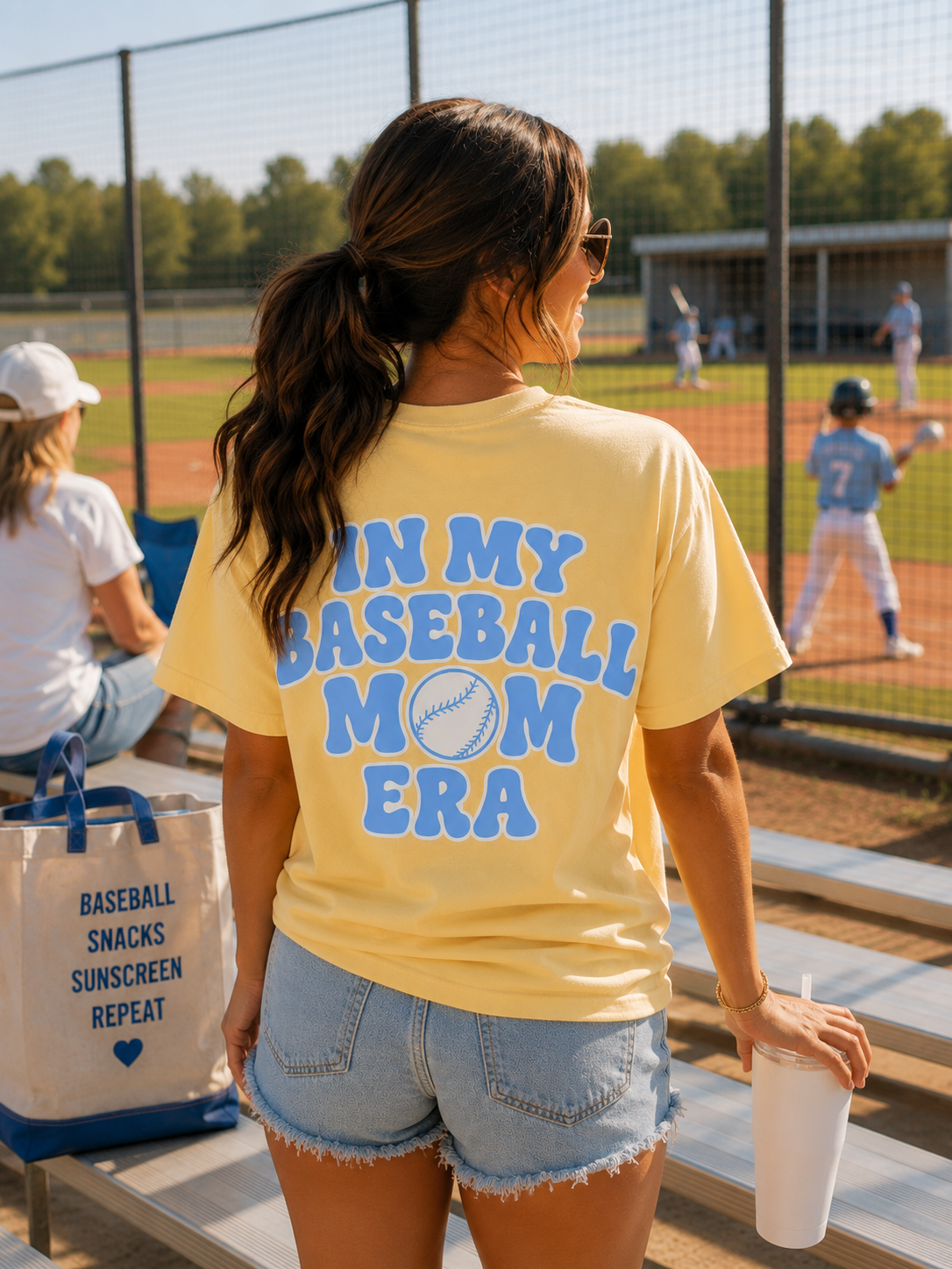 In My Baseball Mom Era Tee - Butter