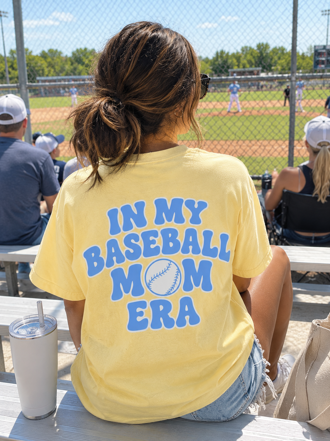 In My Baseball Mom Era Tee - Butter