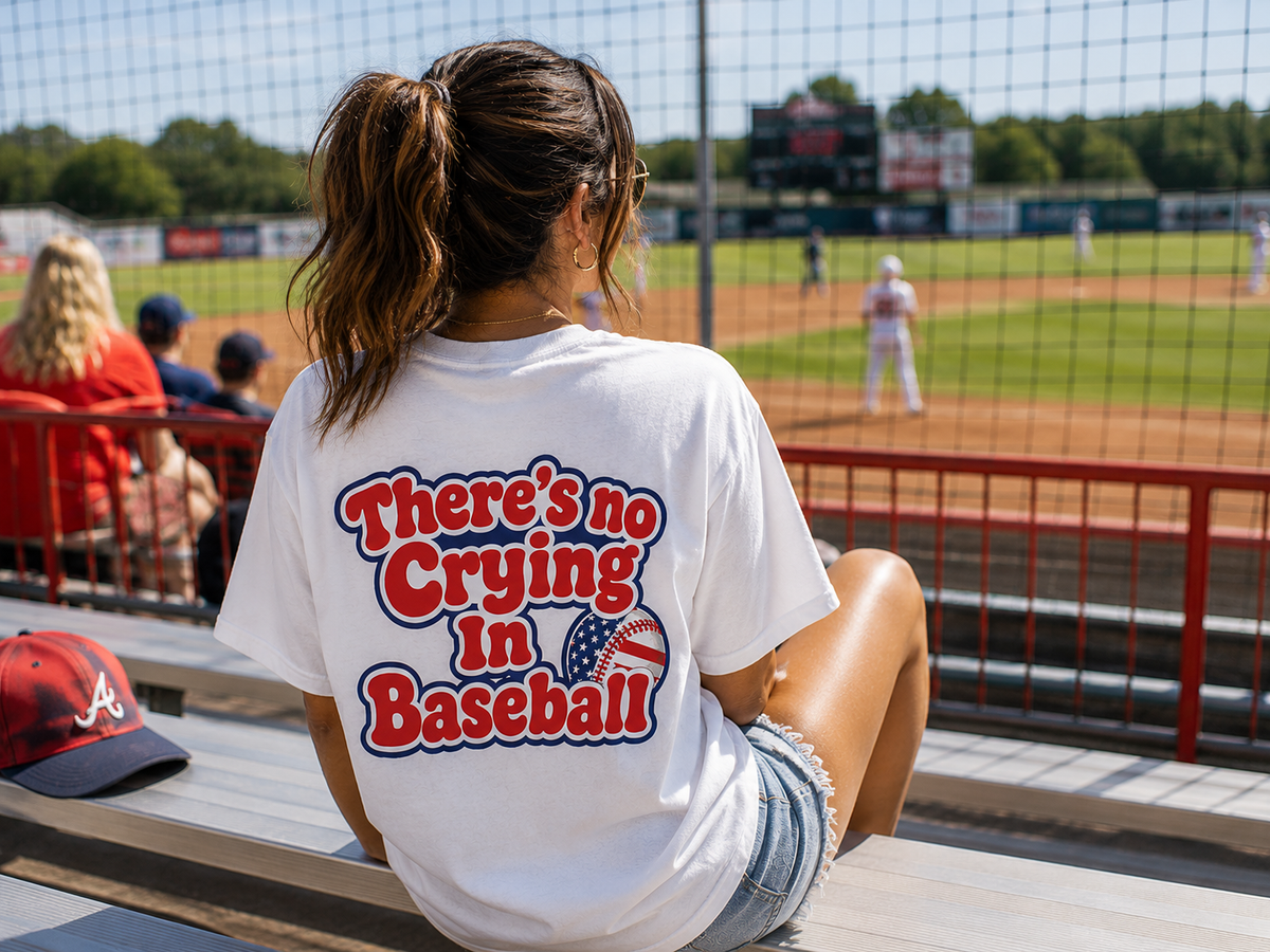 There’s No Crying In Baseball Tee