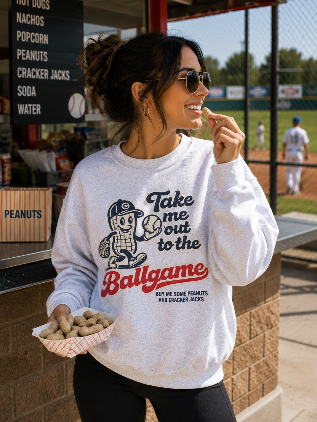 Take Me Out to the Ballgame Crewneck