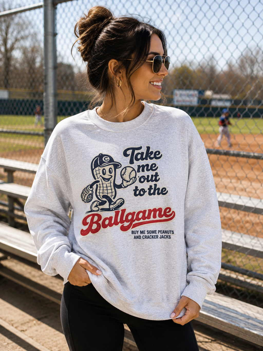 Take Me Out to the Ballgame Crewneck